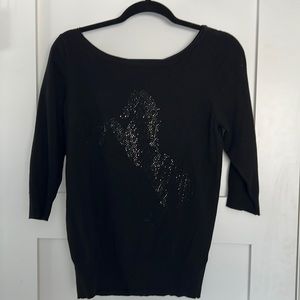 WHBM 3/4 Sleeve Sweater